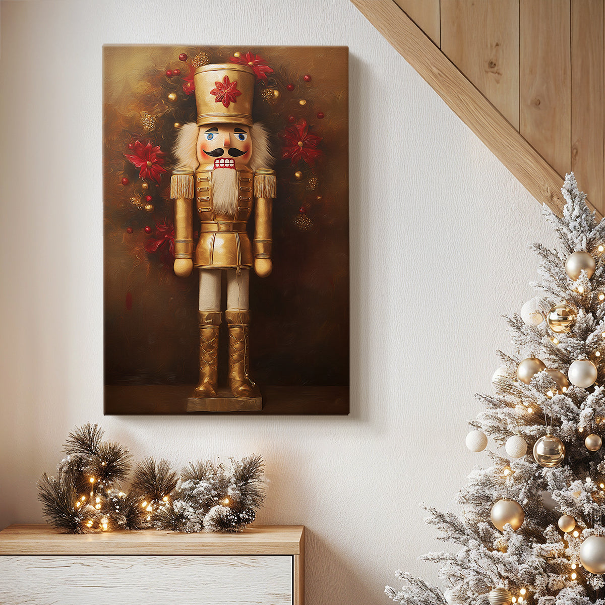 Amber Promise of Nativity - Canvas Art Print
