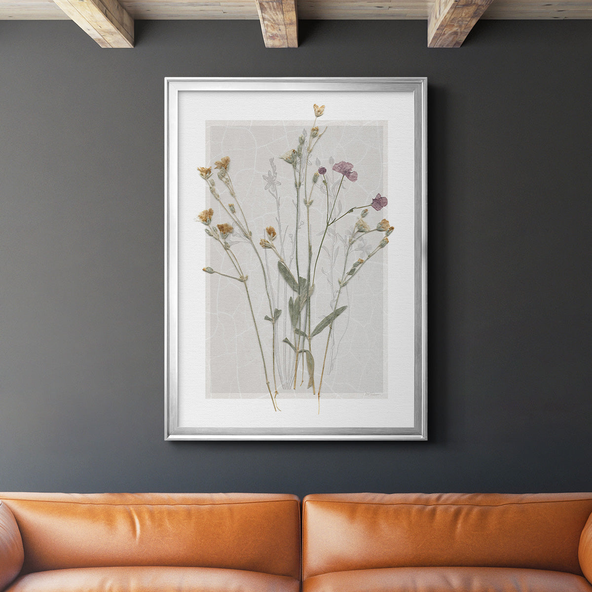 Field Study Page II - Modern Framed Canvas Print