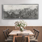 City of Cleveland - Floater Framed Canvas Print