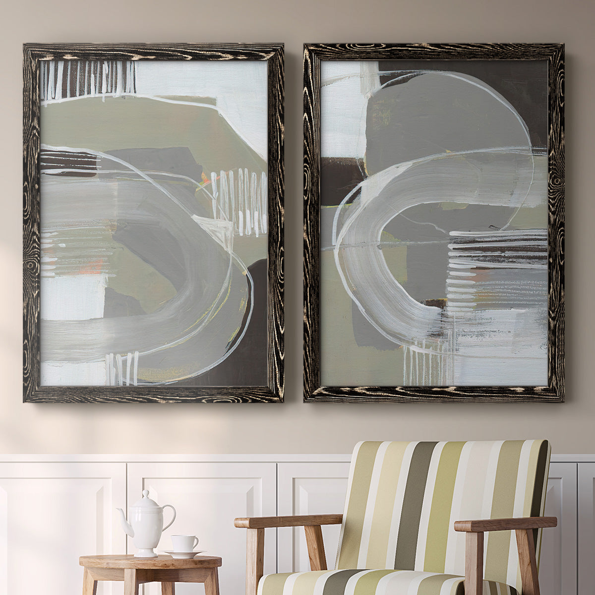 Arching Neutrals I - Premium Framed Canvas - Ready to Hang