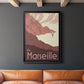 French Coast I - Modern Framed Canvas Print