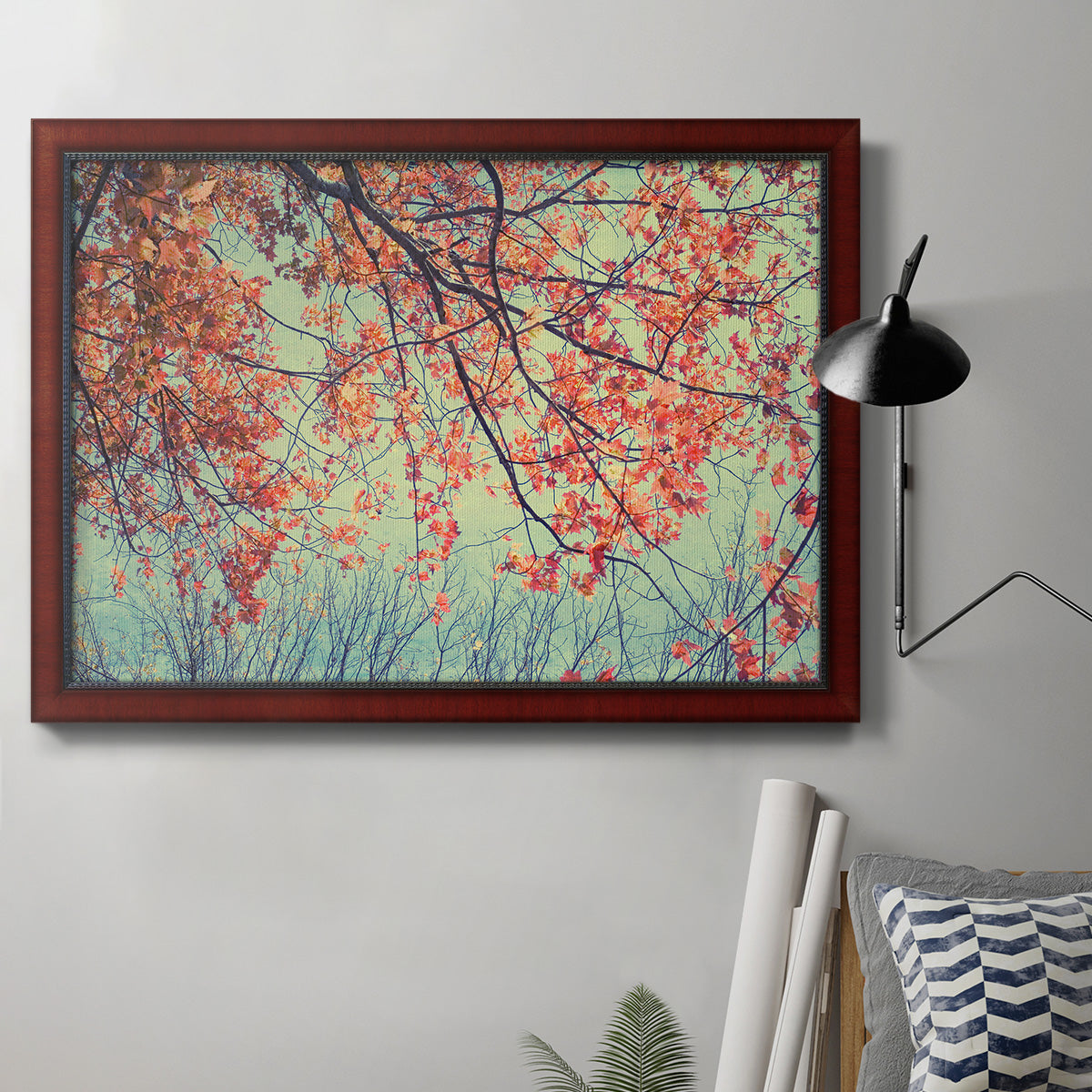 Autumn Tapestry II Premium Framed Canvas- Ready to Hang