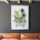 Plant Bath II - Modern Framed Canvas Print