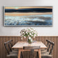 Serene Sunrise - Floater Framed Canvas Print