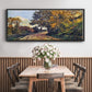 The Road to the Farm of Saint - Floater Framed Canvas Print