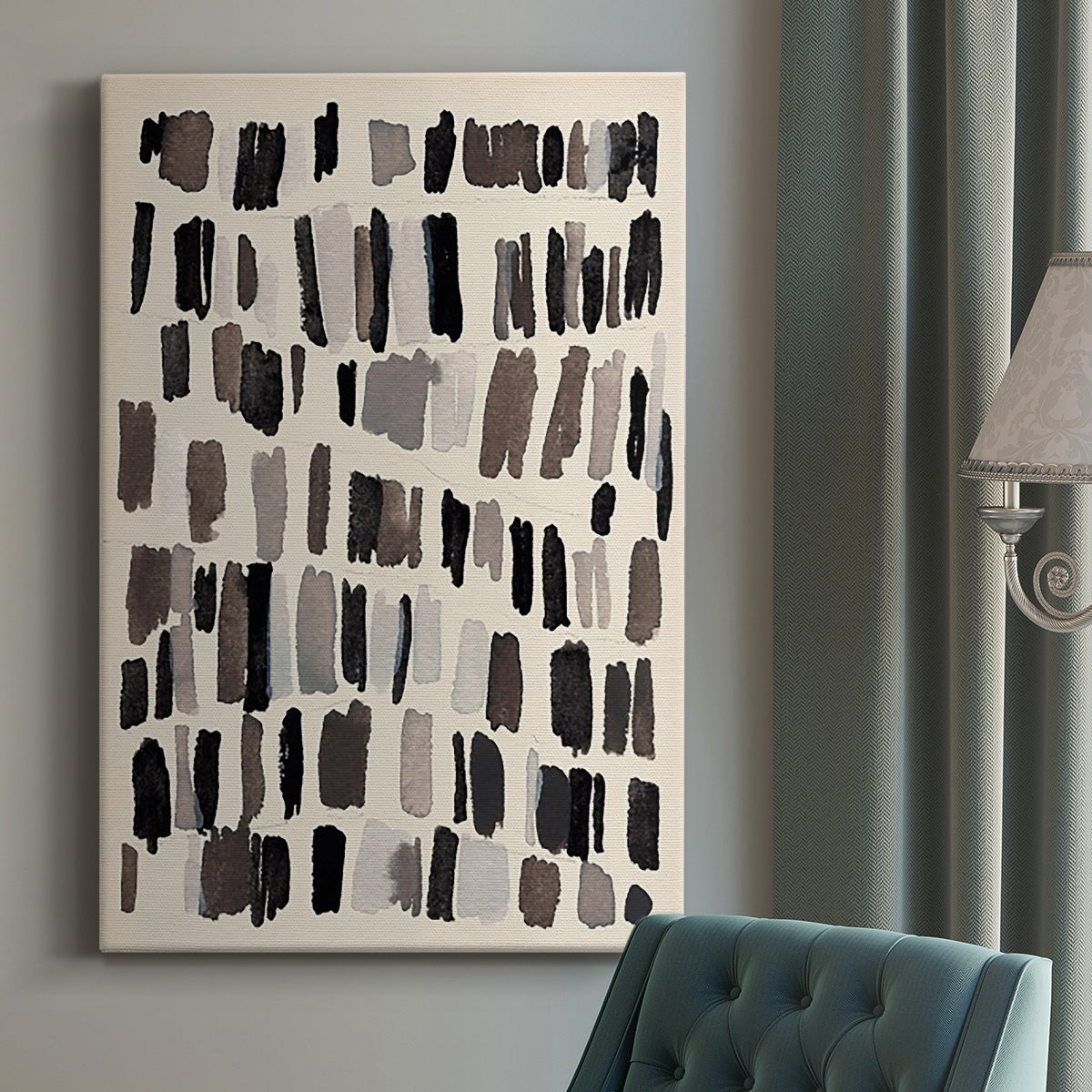 Chalk and Flint III - Canvas Art Print