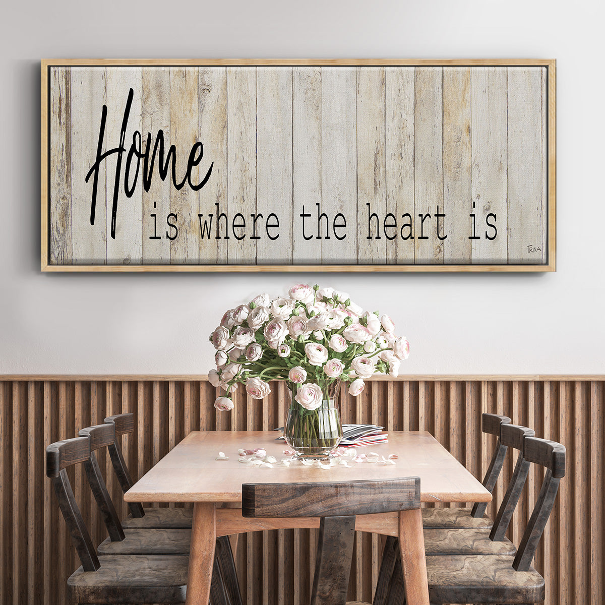 Home - Floater Framed Canvas Print