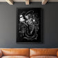 Pirate Mermaids I - Modern Framed Canvas Print
