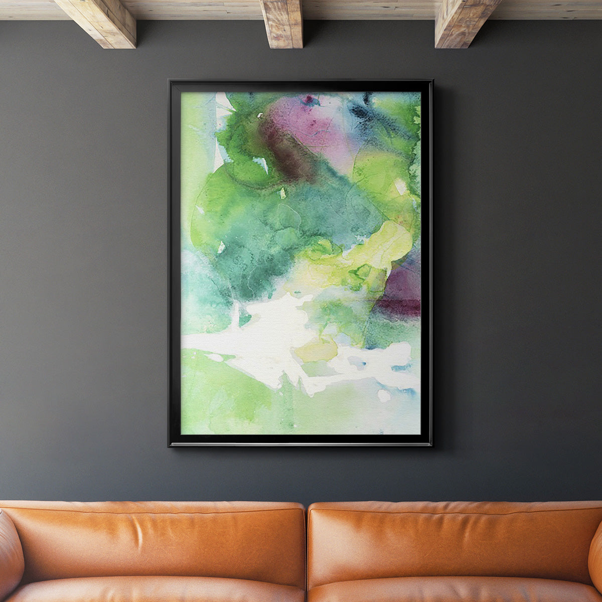 Rising Above IV - Modern Framed Canvas Print