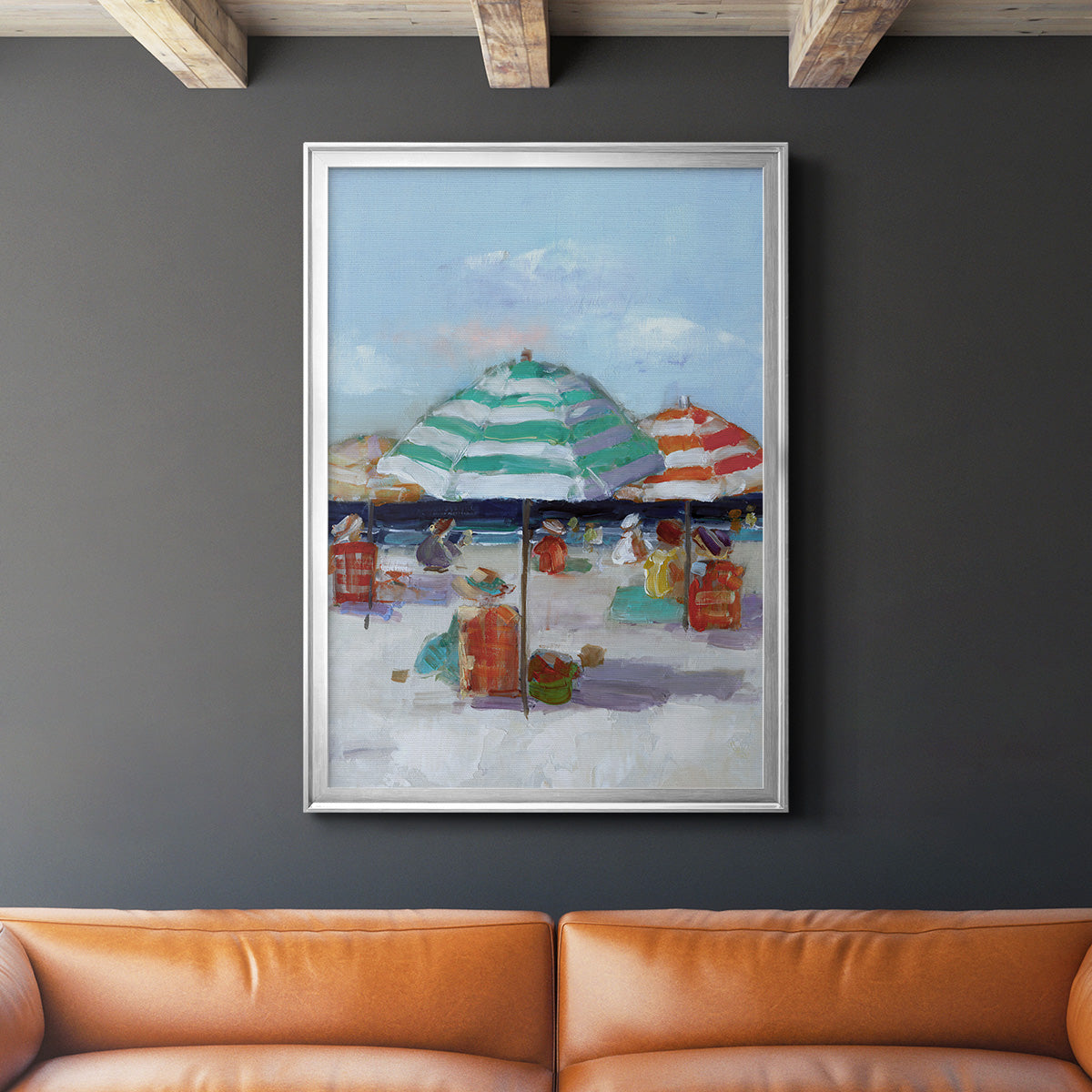 A Day Dream I - Modern Framed Canvas Print