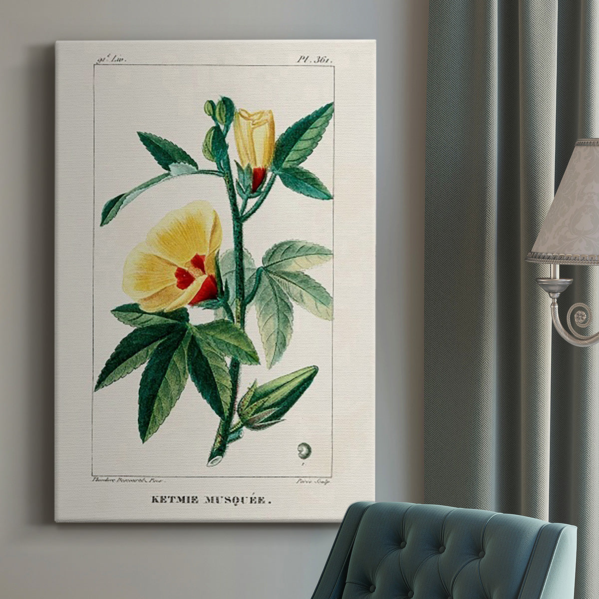 Turpin Tropical Botanicals VI Premium Gallery Wrapped Canvas - Ready to Hang