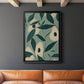 Monochrome Avocados - Modern Framed Canvas Print