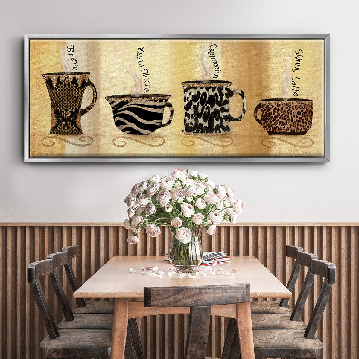 Café Exotica II - Floater Framed Canvas Print