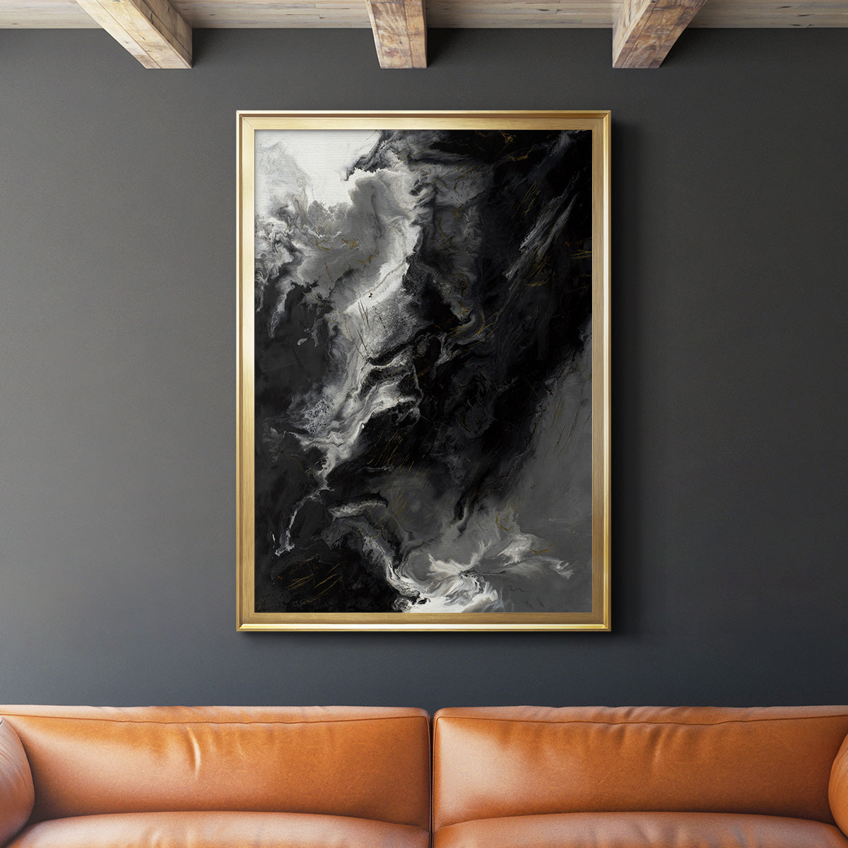 Changes - Modern Framed Canvas Print