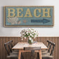 Shoreline Signs III - Floater Framed Canvas Print