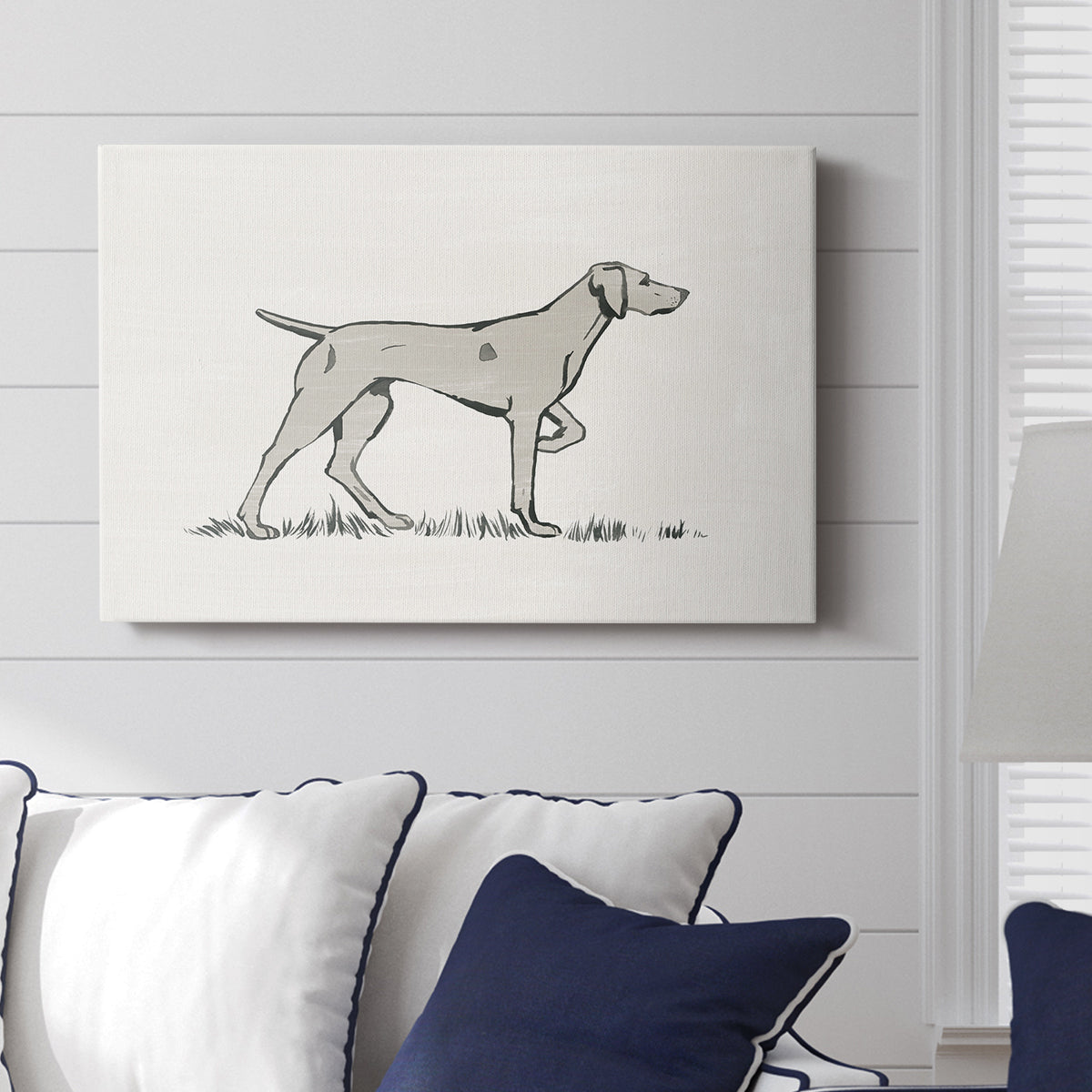 Neutral Pointer I - Canvas Art Print