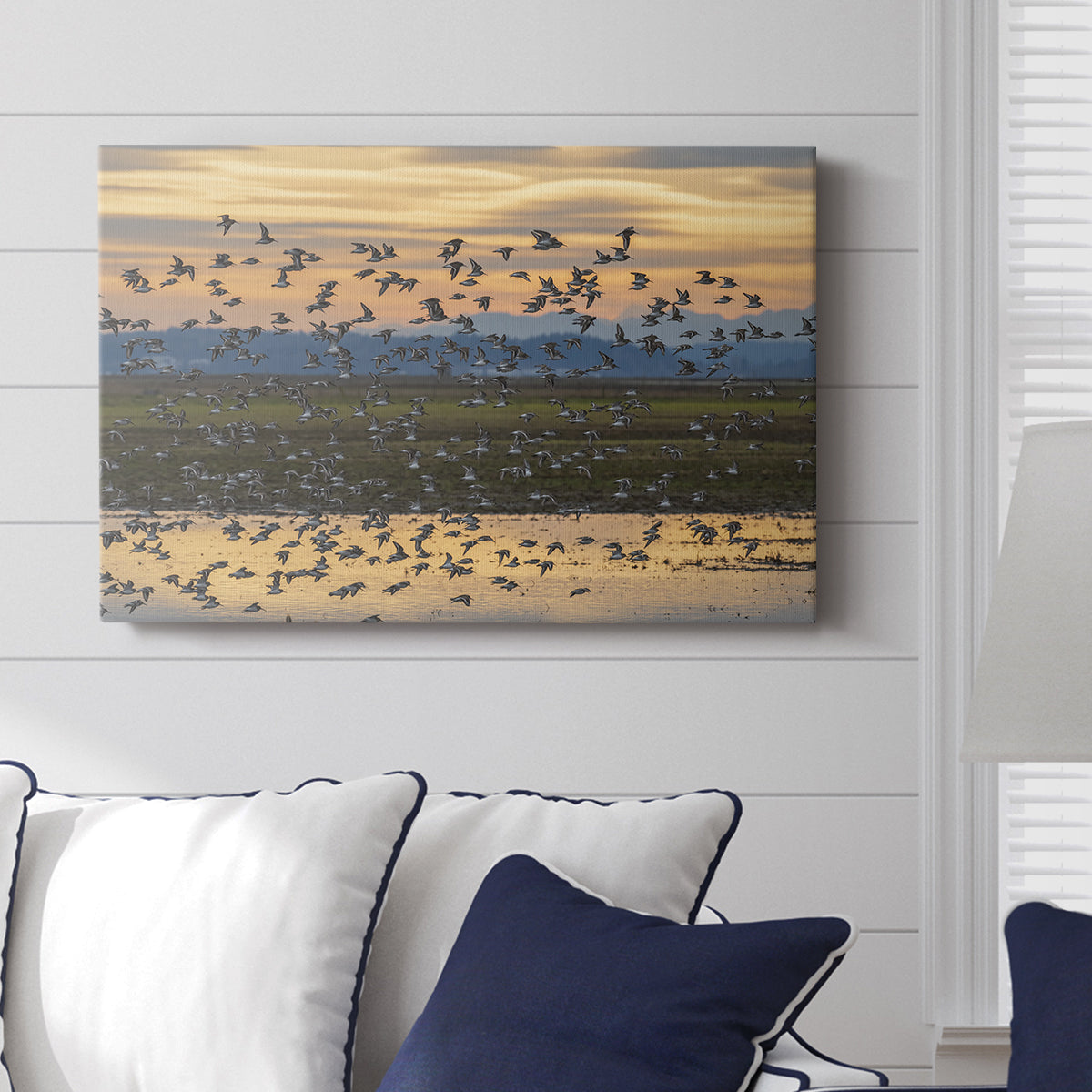 Sunset Flight - Canvas Art Print