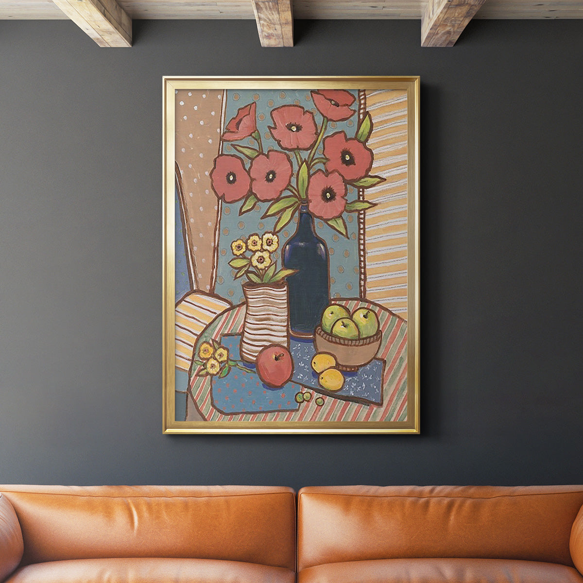 Table Still Life I - Modern Framed Canvas Print