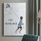 Boy Flying Kite Premium Gallery Wrapped Canvas - Ready to Hang