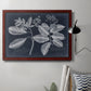 Foliage on Navy IV Premium Framed Canvas- Ready to Hang