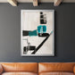 Geometry Notes I - Modern Framed Canvas Print