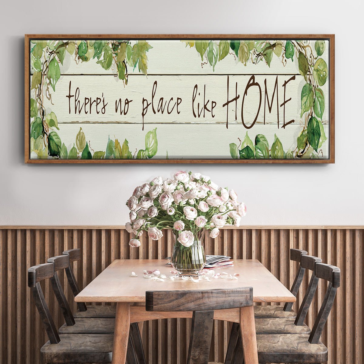 No Place Like Home - Floater Framed Canvas Print