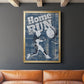 Home Run Hitter - Modern Framed Canvas Print