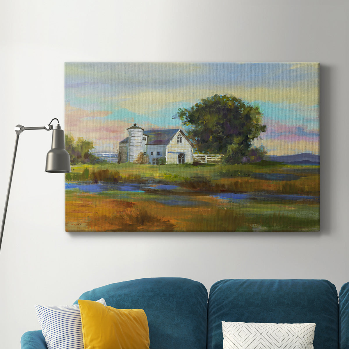 Down By The Barn Premium Gallery Wrapped Canvas - Ready to Hang