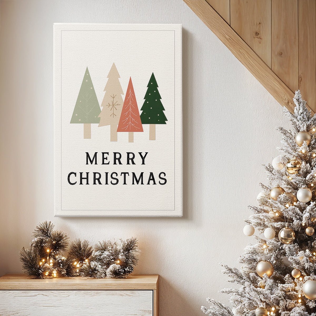 Sleigh of Silver Carol - Canvas Art Print