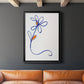 Wobbly Blooms I - Modern Framed Canvas Print