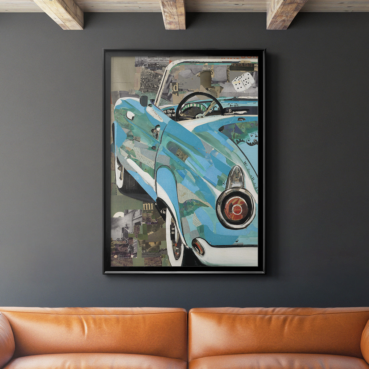 Thunderbird - Modern Framed Canvas Print