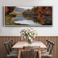 Rowboat on the Seine at Jeufosse, 1884 - Floater Framed Canvas Print