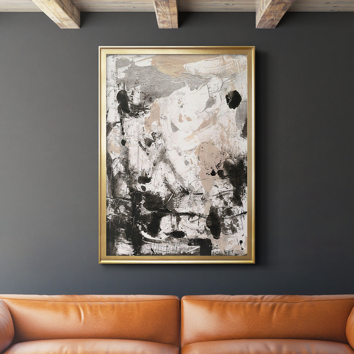 Disarray I - Modern Framed Canvas Print