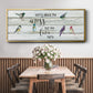 We Live Here - Floater Framed Canvas Print