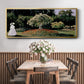 Jeanne Marguerite Lecadre in the Garden - Floater Framed Canvas Print