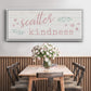 Scatter Kindness - Floater Framed Canvas Print