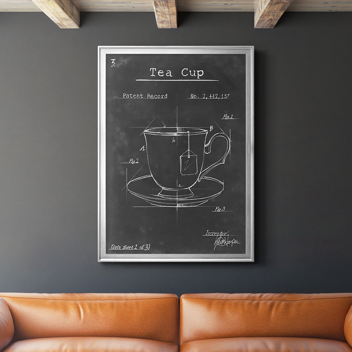 Morning Routine I - Modern Framed Canvas Print