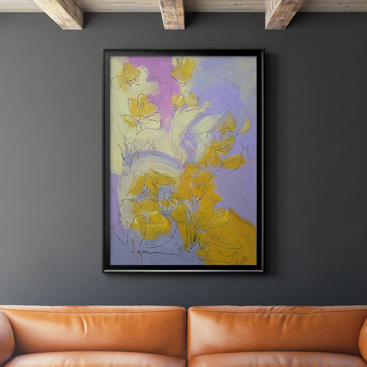 Free Bird - Modern Framed Canvas Print