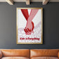 Groovy Love I - Modern Framed Canvas Print