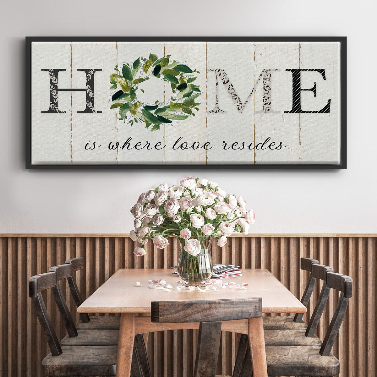 Love Resides - Floater Framed Canvas Print