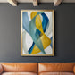 Horizontal Bands I - Modern Framed Canvas Print