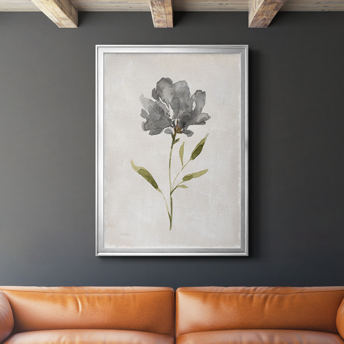 Botanical Beauty II - Modern Framed Canvas Print