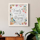Spring Bird Blessing - Barnwood Framed Canvas Print