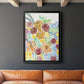 Flower Carousel I - Modern Framed Canvas Print