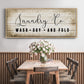 Laundry Co. - Floater Framed Canvas Print