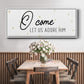 O Come - Floater Framed Canvas Print