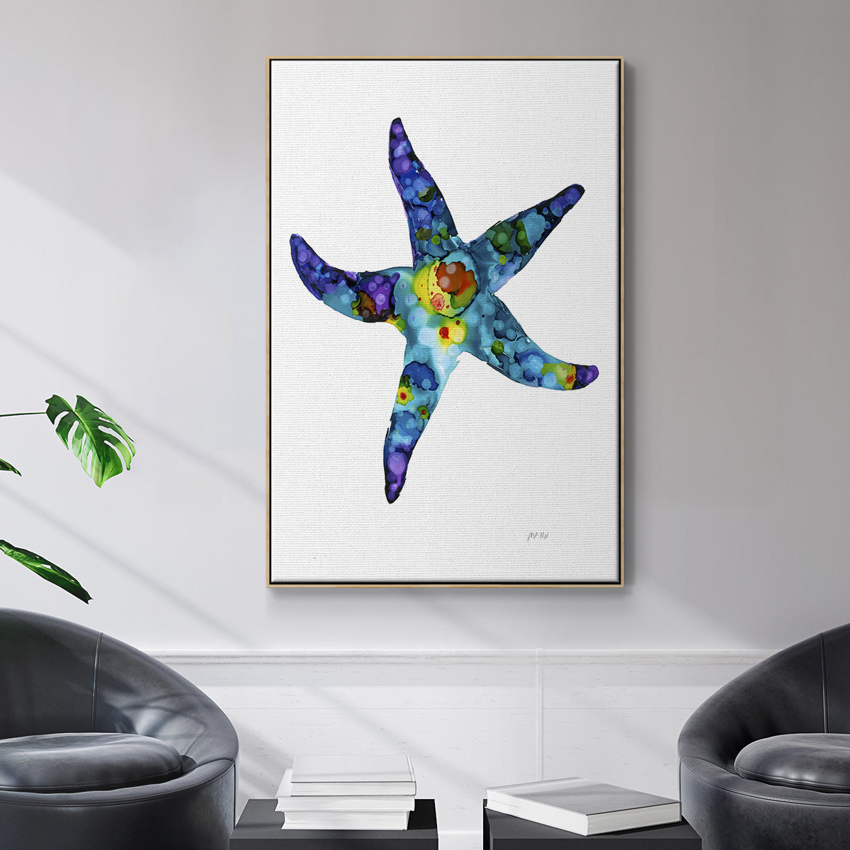 Sea Star -  Framed Canvas Print