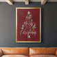 Merry Little Christmas - Modern Framed Canvas Print