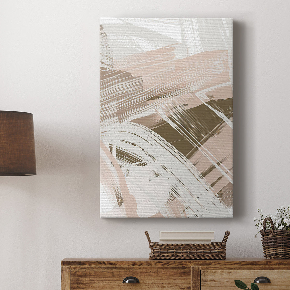 Earthtone Swipe I - Canvas Art Print