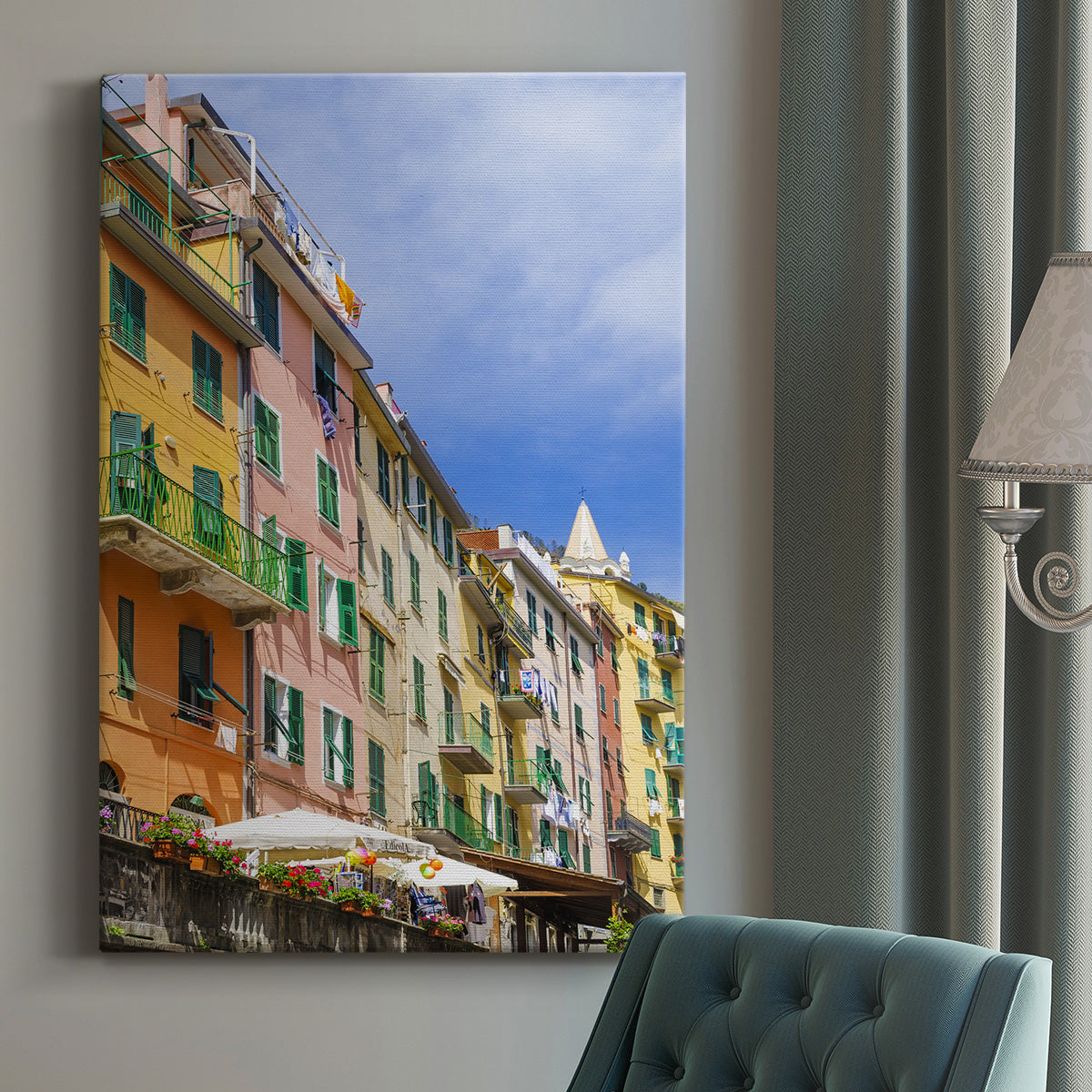 Cinque Terre Premium Gallery Wrapped Canvas - Ready to Hang